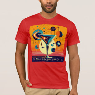 Space Age Welcome To The Atomic Martini Club T-Shirt