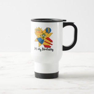 Space Alien 3rd Birthday Tshirts and Gifts Travel Mug