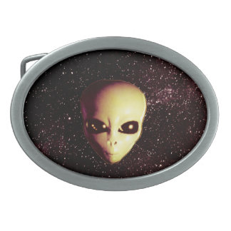 Space Alien Belt Buckle