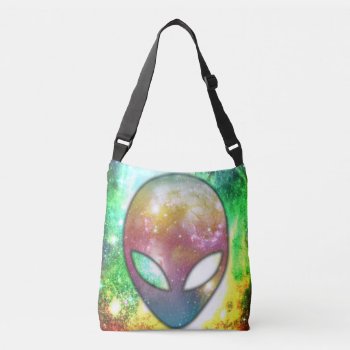 Space Alien Crossbody Bag by CustomizeYourWorld at Zazzle