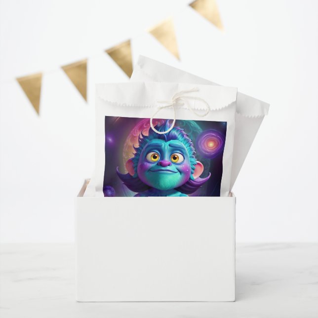 Space Alien & Friend  Favor Bag (Party)