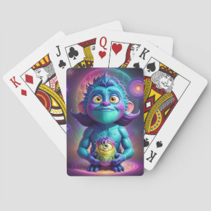 Space Alien & Friend Poker Cards