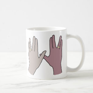 Space Alien Geek Nerd Wedding Love Graphic Mug