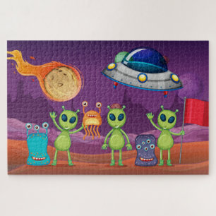 Space Alien Invasion Puzzle