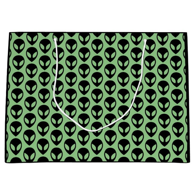 Space Alien Large Gift Bag (Front)