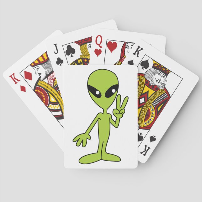 Space Alien Poker Cards (Back)