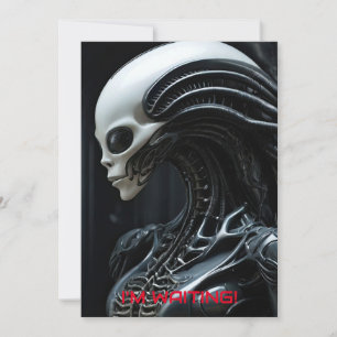 Space Alien Profile Invitation