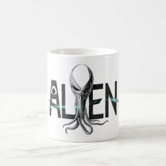 Space Alien Text Coffee Mug