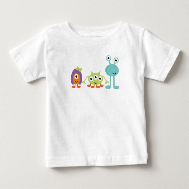Space Aliens Baby T-Shirt (Front)