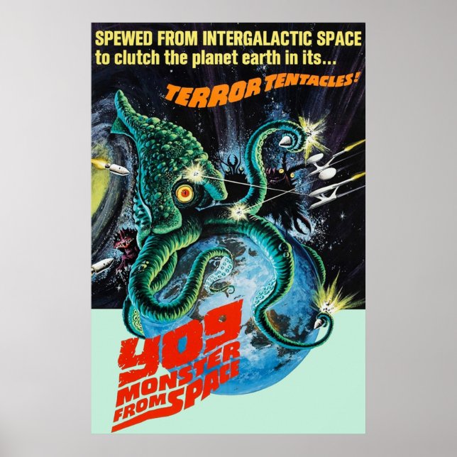 Space Amoeba Poster (Front)