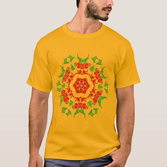 Space and Astronomical : Mandala Art T-Shirt (Front)