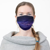 Space and Galaxy Adult Cloth Face Mask (Worn)
