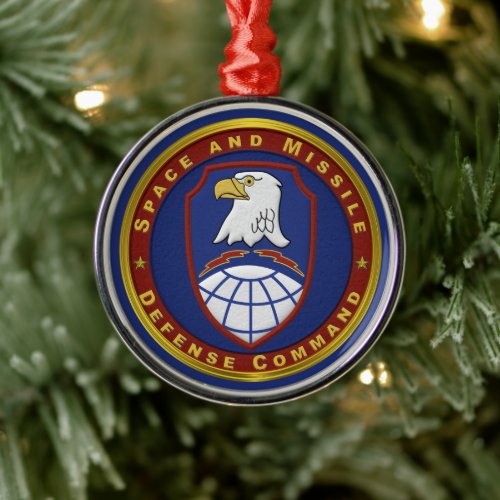 Space and Missile Defense Command Metal Ornament