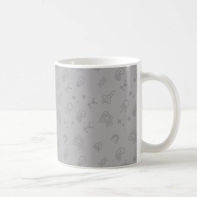 Space And Science Doodles Coffee Mug (Right)