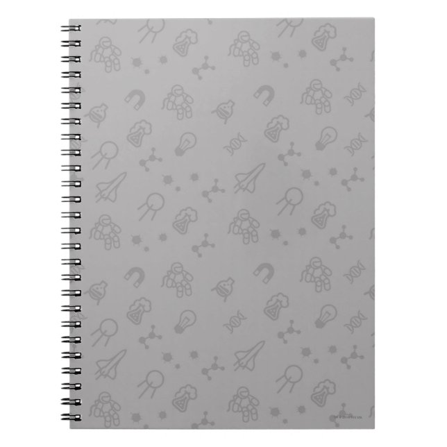 Space And Science Doodles Notebook (Front)
