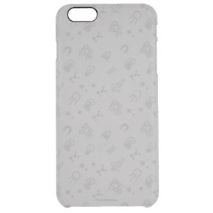 Space And Science Doodles Clear iPhone 6 Plus Case