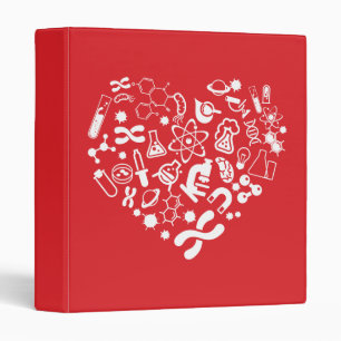 Space And Science Heart Binder