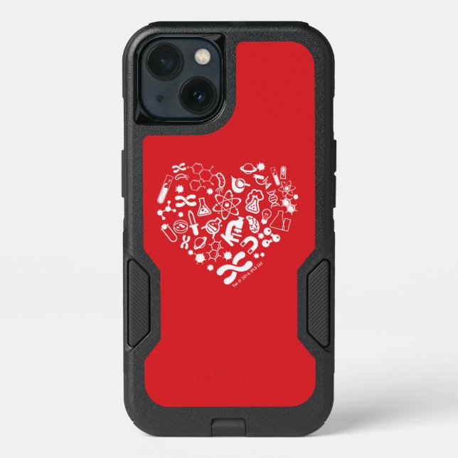 Space And Science Heart Otterbox iPhone Case (Back)