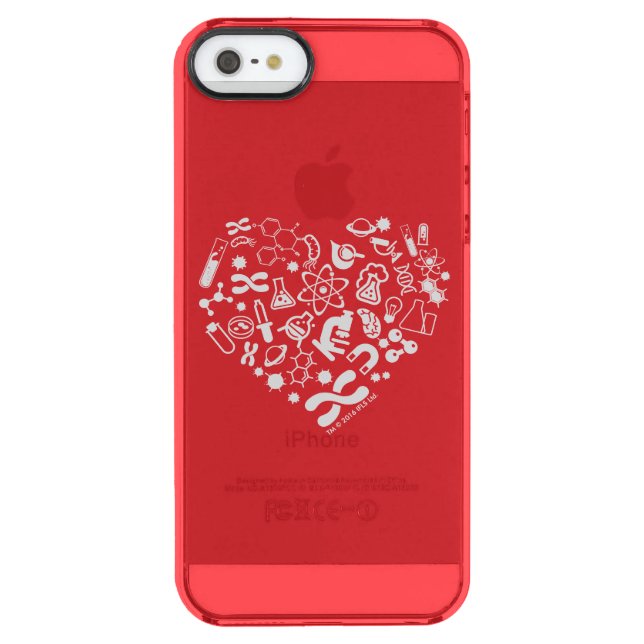 Space And Science Heart Uncommon iPhone Case (Back)