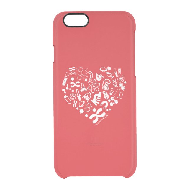 Space And Science Heart Uncommon iPhone Case (Back)