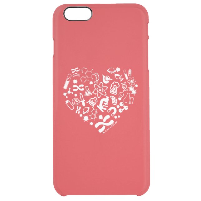 Space And Science Heart Uncommon iPhone Case (Back)