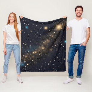 Space and the Stars Fleece Blanket