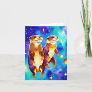 Space Animal Paws II Card
