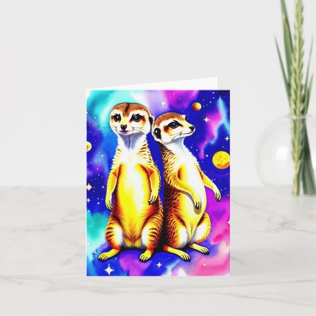 Space Animal Paws IV Card (Front)