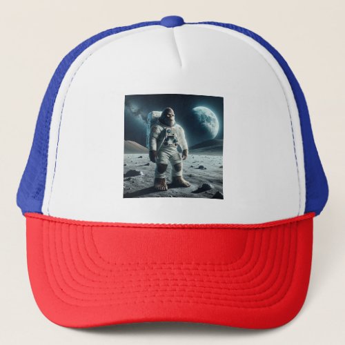 space ape trucker hat