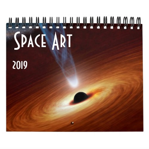 Space Art Astronomy Universe Calendar 2019