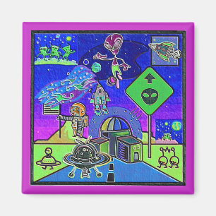SPACE ART  Magnet