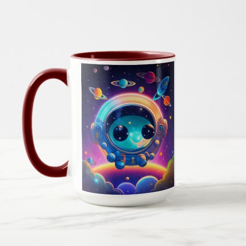 Space Art Printed Ceramic Coffee Mug Home