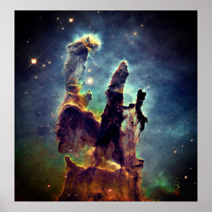 Space Art The Creator On His Throne Poster