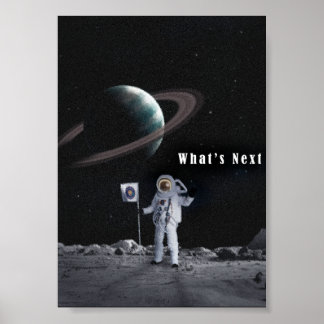 Space astronaut art | Digital art Poster
