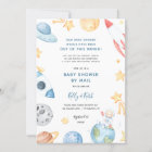 Space Astronaut Baby Shower by Mail invitation