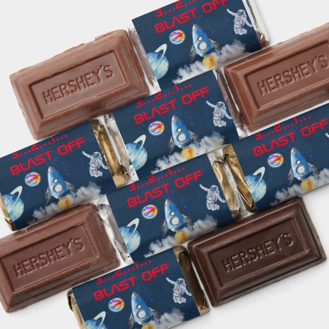 Space Astronaut Birthday Party  Hershey's Miniatures (Assorted)