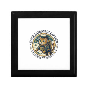 Space Astronaut Cat Cat Dad Gift Idea - Space Astr Box