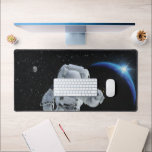 Space Astronaut Galaxy Desk Mat<br><div class="desc">Space Astronaut Galaxy Desk Mat</div>