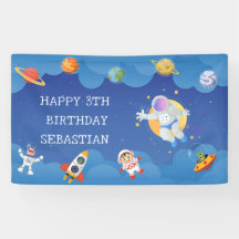 Space Astronaut galaxy planets Birthday Party 