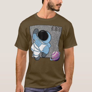 Space Astronaut Japanese aesthetic Kawaii Anime T-Shirt