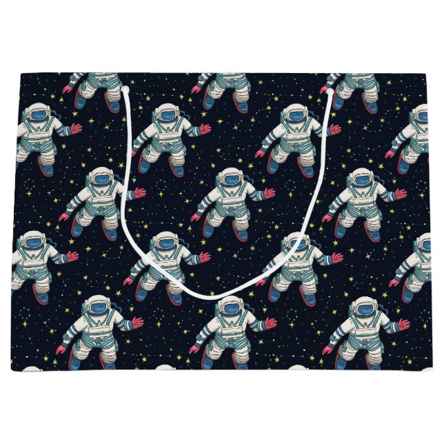 Space Astronaut Large Gift Bag (Front)
