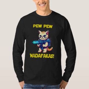 Space Astronaut Pew Madafakas Birman Cat 1 T-Shirt