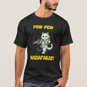 Space Astronaut Pew Madafakas Birman Cat 2 T-Shirt