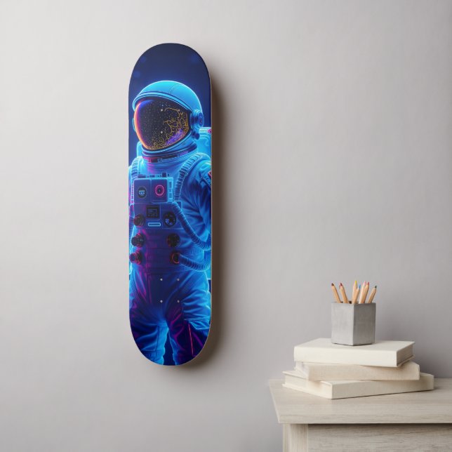 Space Astronaut Skateboard (Wall Art)