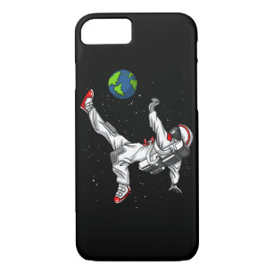 Space Astronaut Soccer Football Cosmic iPhone 8/7 Case