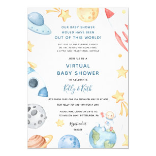 non baby shower invitation