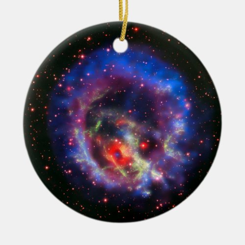 Space astronomy supernova galaxy NASA Ceramic Ornament