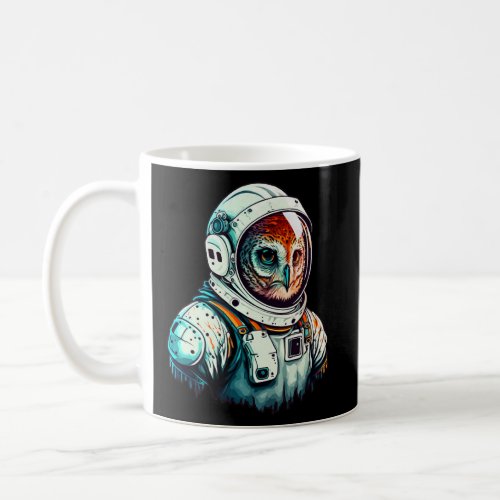 Space Astrophysics Astronaut Owl  Coffee Mug