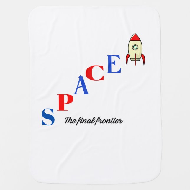 Space Baby Blanket (Front)