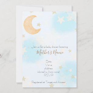 Space Baby Shower Invitatiom Invitation